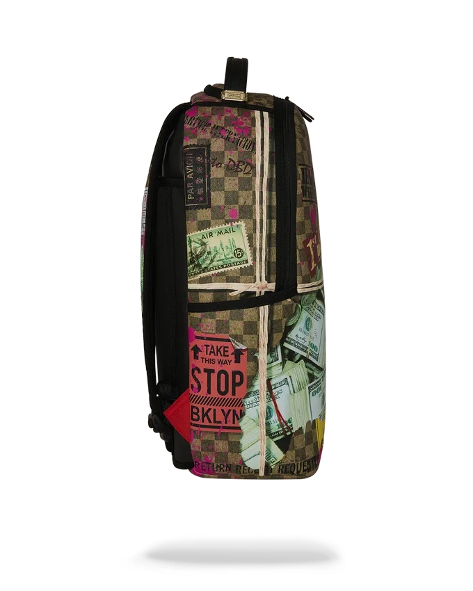 Mochila con compartimiento secreto para dinero para una noche