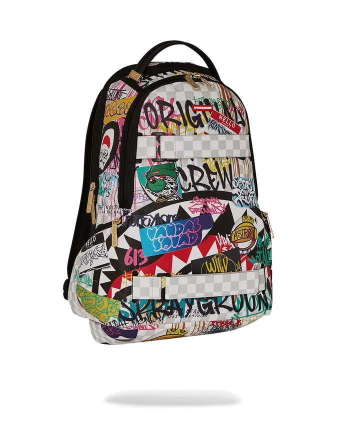 Mochila con correa para skate «CREATE ANOTHER DAY»