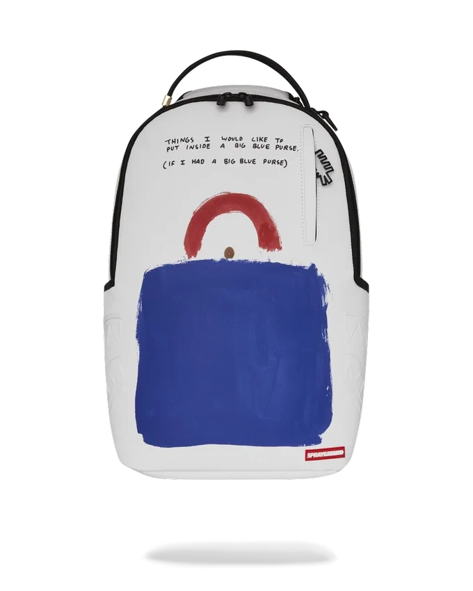 Mochila con diseño artístico de Keith Haring «Big Blue Purse»