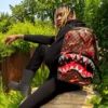 Mochila con estrellas de ninja 3D reales (DLXV)