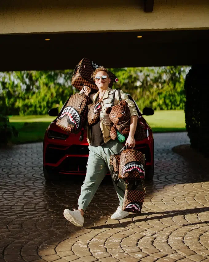 Mochila con osito «MONEYBEAR» con efectos lenticulares