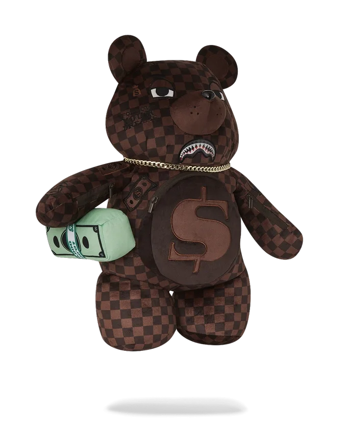 Mochila con osito «MONEYBEAR» con efectos lenticulares