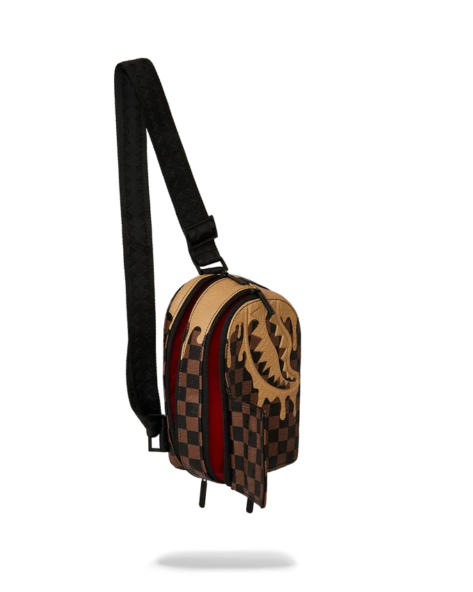 Mochila de Bolsos Cruzados de Diseño con EFECTO GOTEO