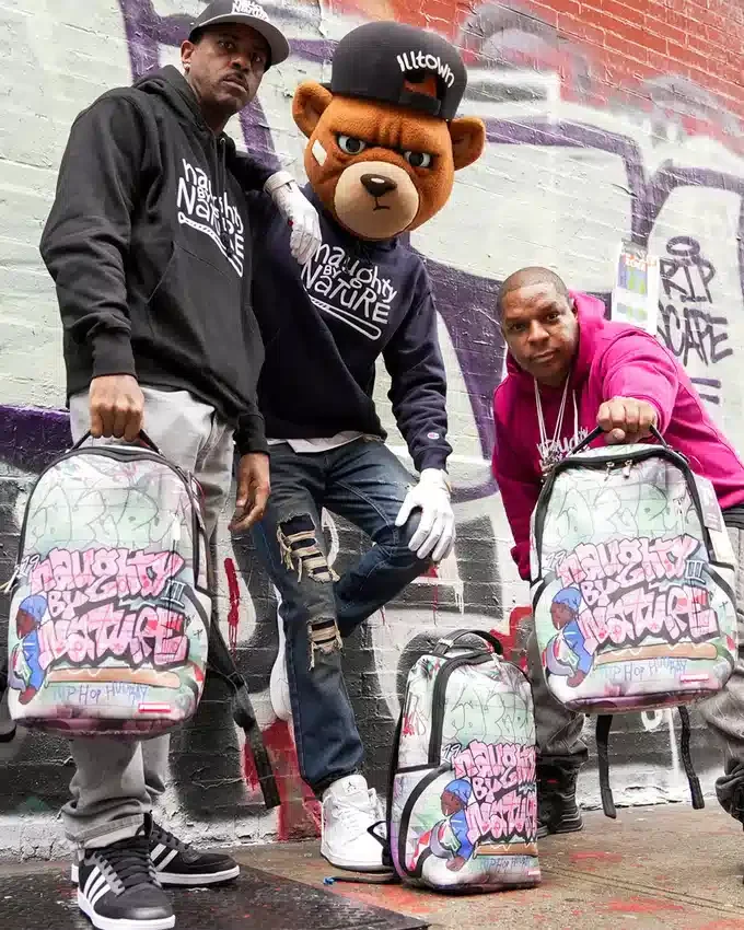 Mochila de colaboración del 30.º aniversario «HIP HOP HOORAY» de NAUGHTY BY NATURE