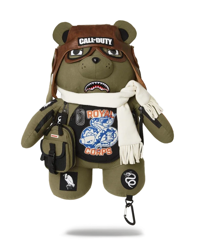 Mochila de osito de peluche «AVIATOR FEARLESS MONEYBEAR» de Call of Duty