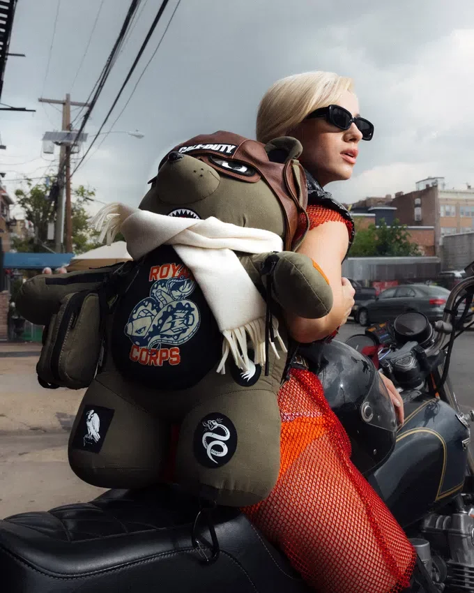 Mochila de osito de peluche «AVIATOR FEARLESS MONEYBEAR» de Call of Duty