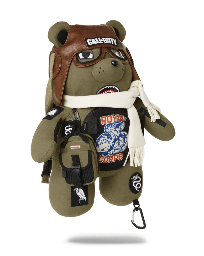 Mochila de osito de peluche «AVIATOR FEARLESS MONEYBEAR» de Call of Duty