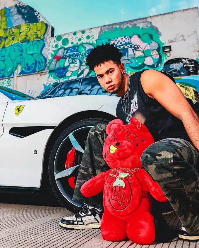 Mochila de osito de peluche Diablo
