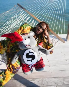 MOCHILA DE OSITO DE PELUCHE «MONEYBEAR» DE SHARK FRIENDS