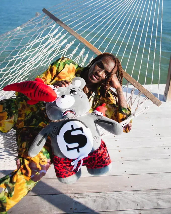 MOCHILA DE OSITO DE PELUCHE «MONEYBEAR» DE SHARK FRIENDS