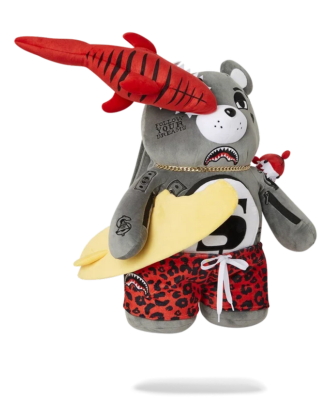 MOCHILA DE OSITO DE PELUCHE «MONEYBEAR» DE SHARK FRIENDS