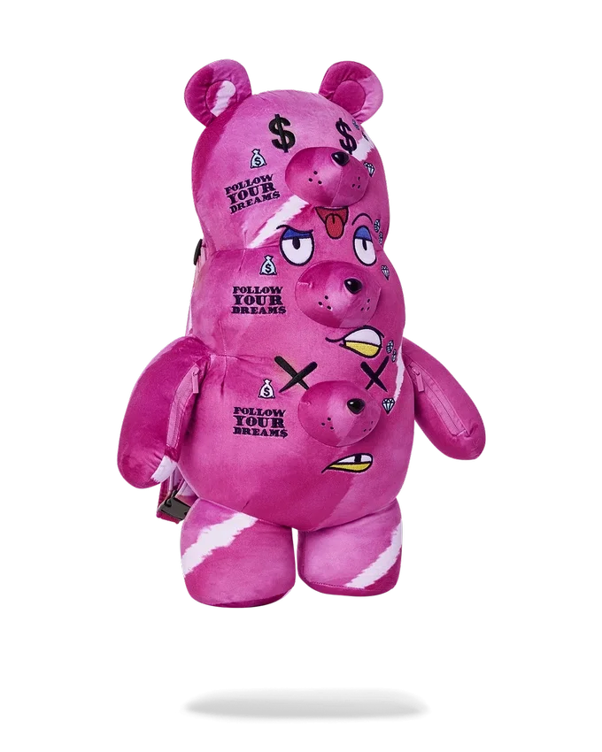 Mochila de peluche «THE 3 HEADED BEAR»