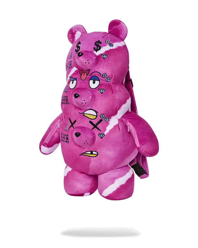 Mochila de peluche «THE 3 HEADED BEAR»