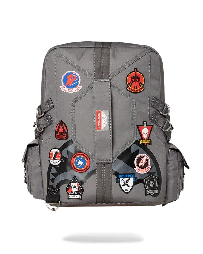 Mochila de piloto de la colaboración oficial con la tripulación de vuelo de Top Gun