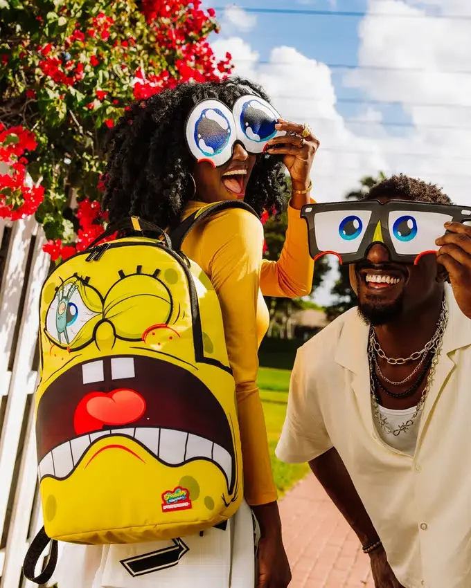 Mochila de Spongebob «Eye Pop» con ojos desmontables