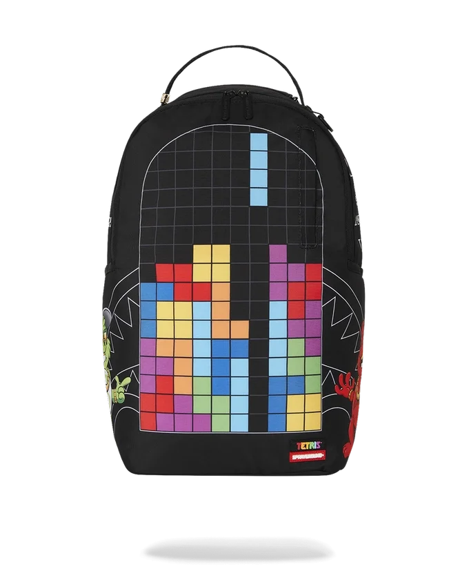 MOCHILA DE TETRIS CON DIABLO Y MONEY BEAR