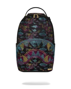 Mochila DLX CON DRAGONES BORDADOS