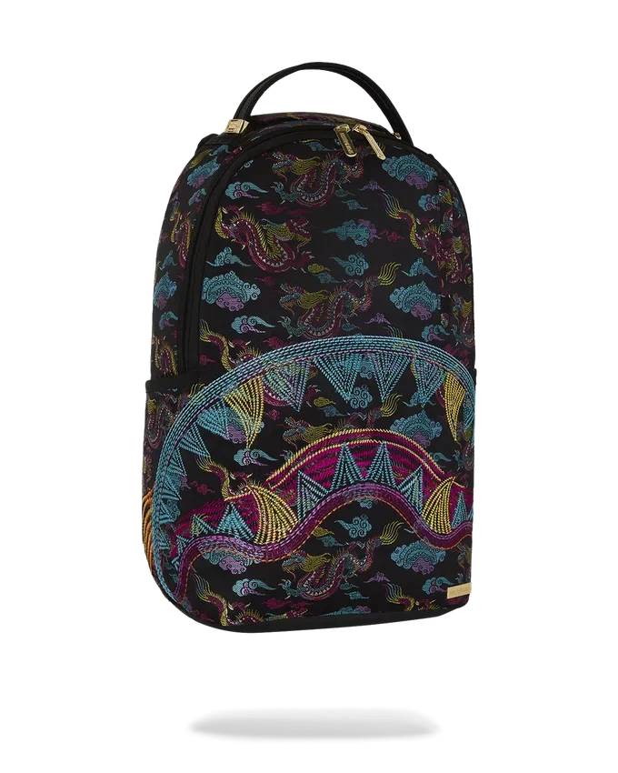 Mochila DLX CON DRAGONES BORDADOS