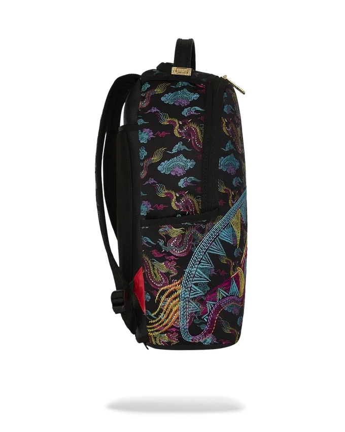 Mochila DLX CON DRAGONES BORDADOS