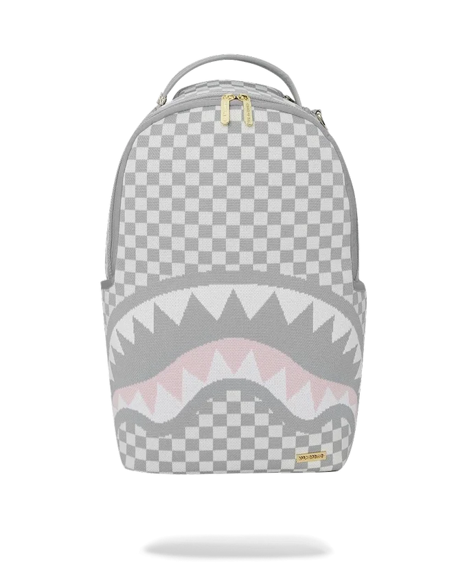 Mochila DLX «KNIT SHARKS IN PARIS» EN COLOR CREMA