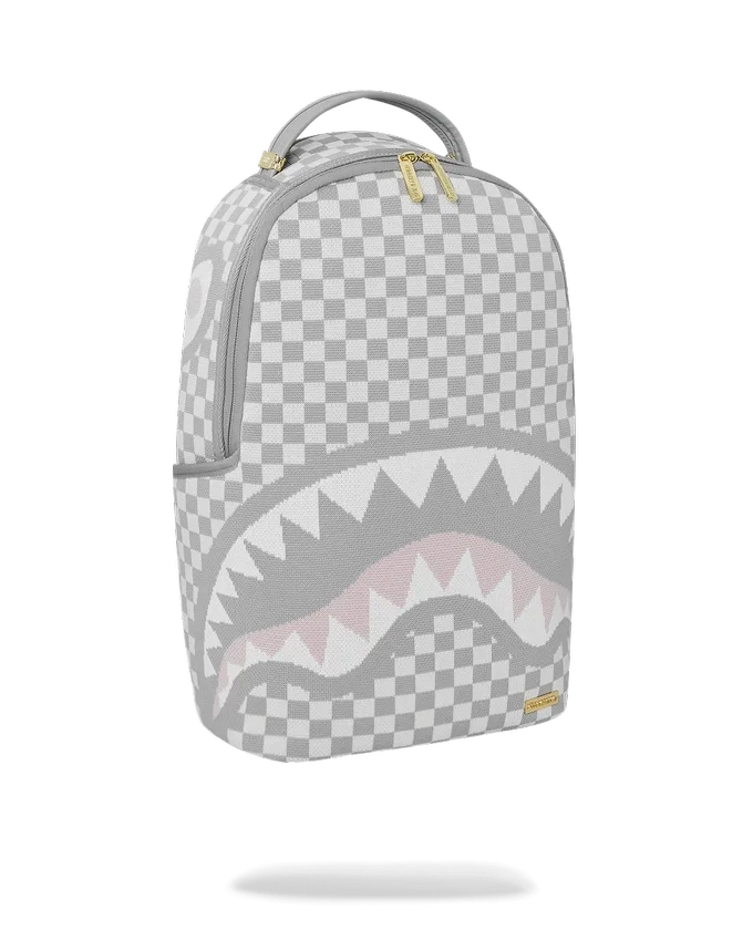 Mochila DLX «KNIT SHARKS IN PARIS» EN COLOR CREMA