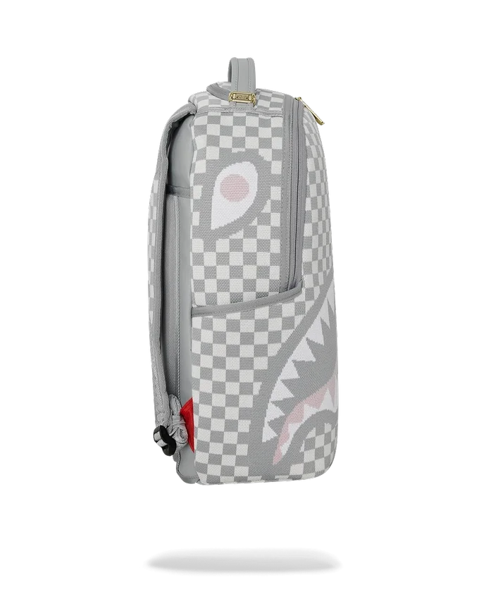 Mochila DLX «KNIT SHARKS IN PARIS» EN COLOR CREMA