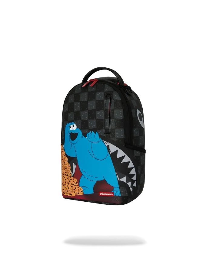 Mochila DLX «STACK EM HIGH» del Cookie Monster de Barrio SÉSAMO