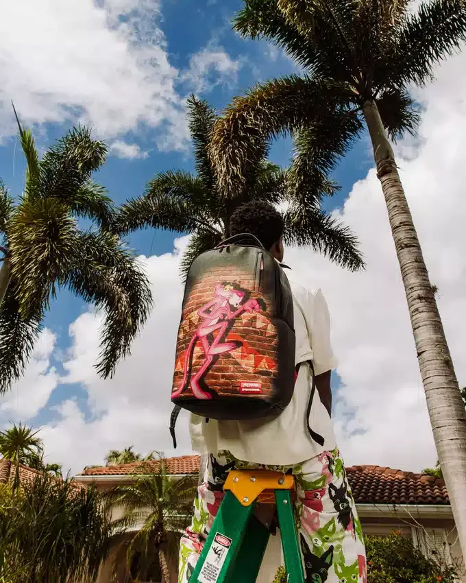 Mochila DLXR «CAN'T CATCH ME» de la Pantera Rosa