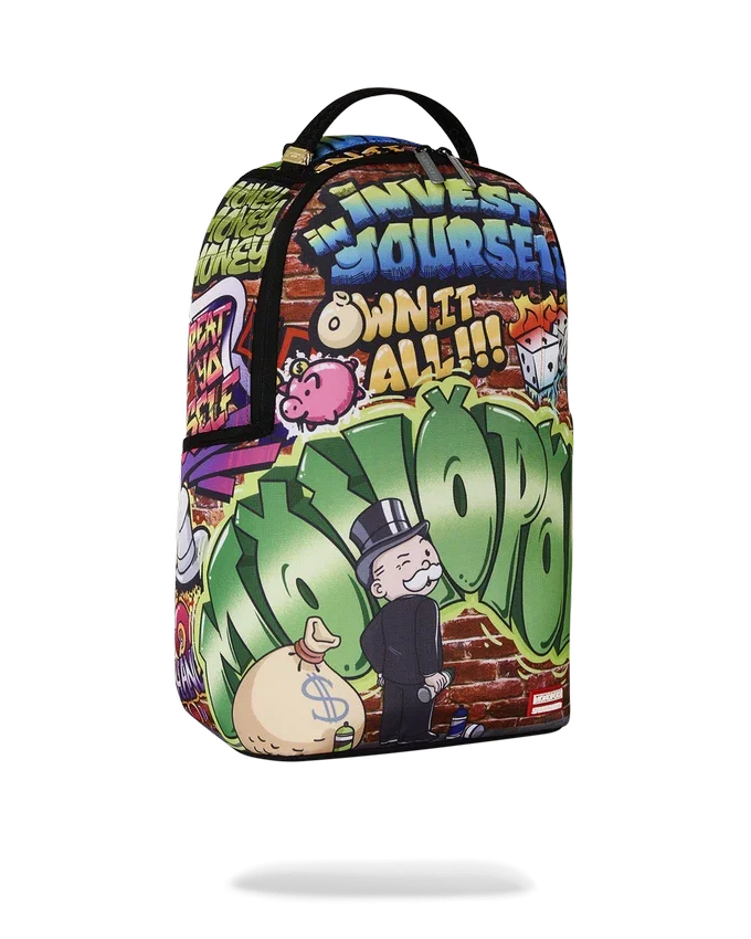 Mochila DLXR «GRAFFITI GOLD RUSH» de MONOPOLY