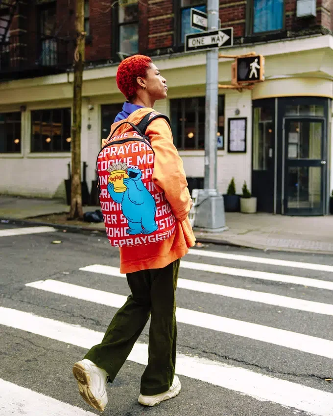 Mochila DLXSR «Cookie Monster: MUCHA MASA»