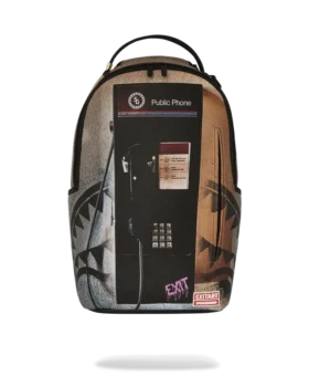 MOCHILA EXIT NYC CON DISEÑO DE TELÉFONO PÚBLICO