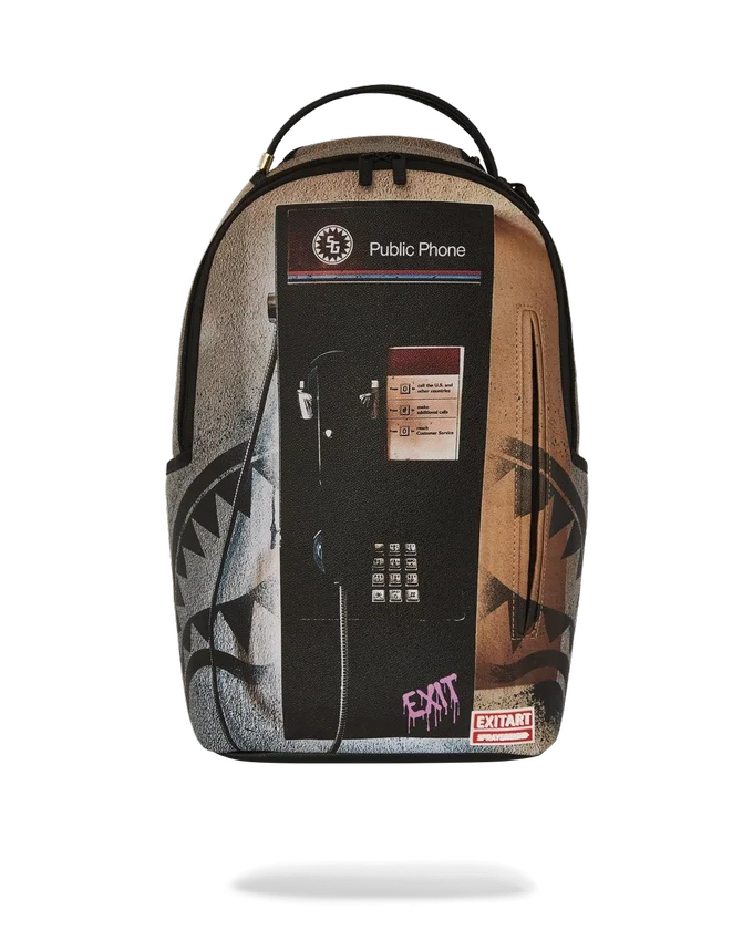 MOCHILA EXIT NYC CON DISEÑO DE TELÉFONO PÚBLICO