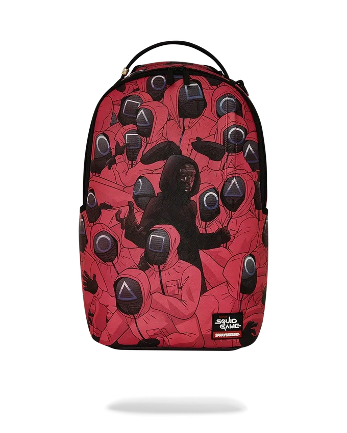Mochila «FRONT MAN CREW» de la colaboración con «SQUID GAME»