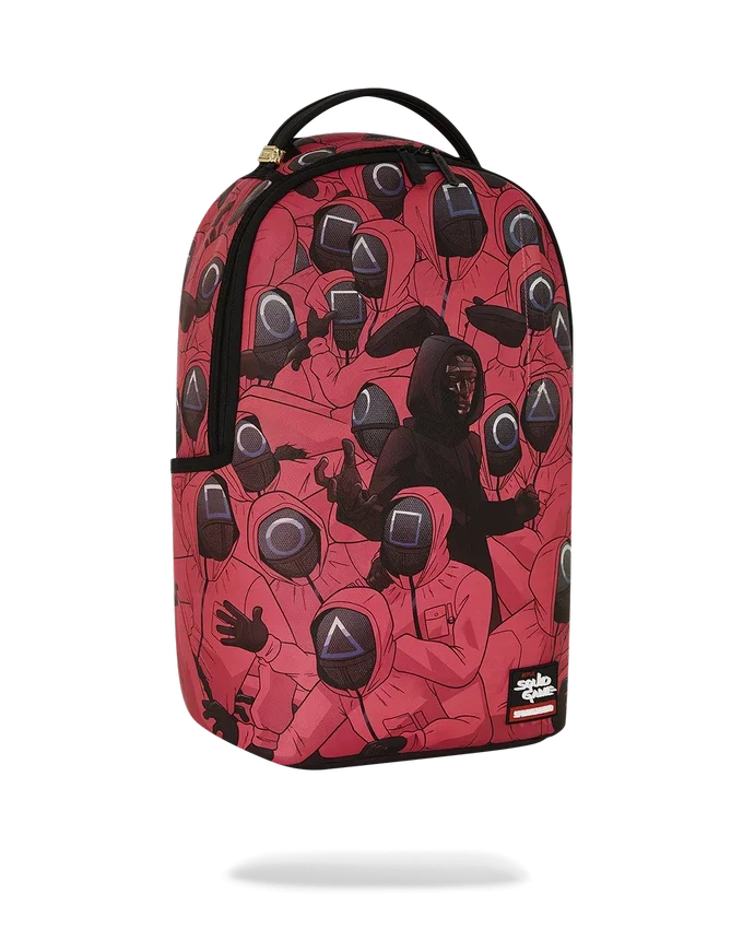 Mochila «FRONT MAN CREW» de la colaboración con «SQUID GAME»
