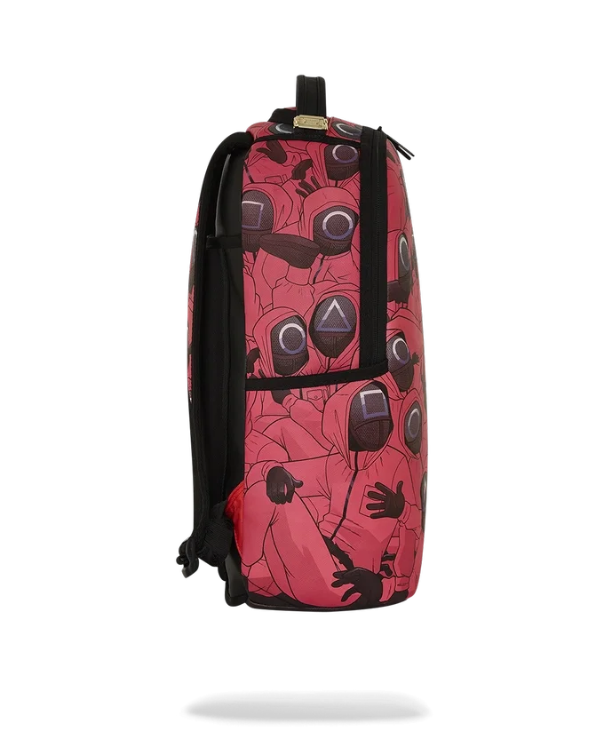 Mochila «FRONT MAN CREW» de la colaboración con «SQUID GAME»
