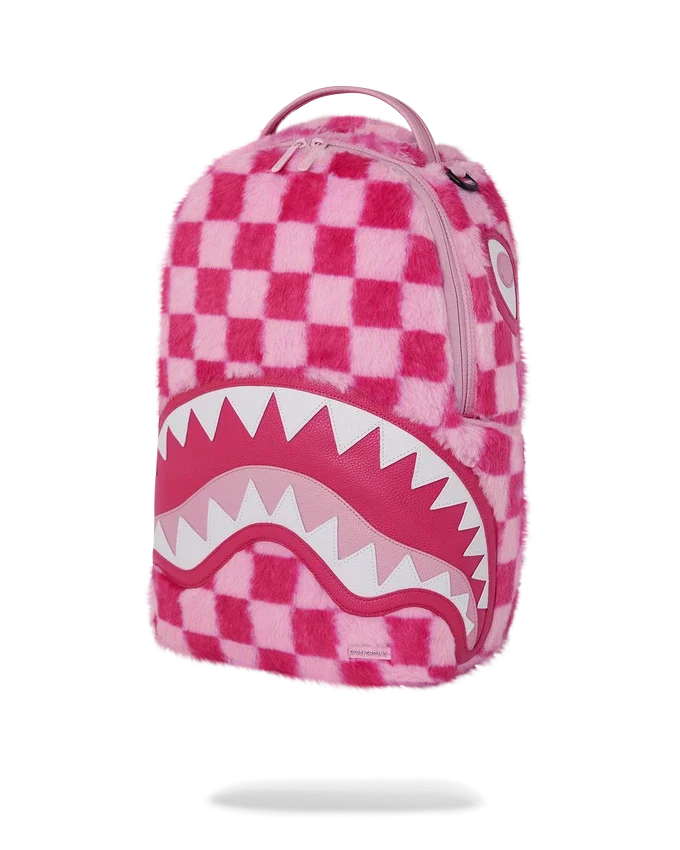 Mochila FURZILLA Shark (CUADROS ROSAS)