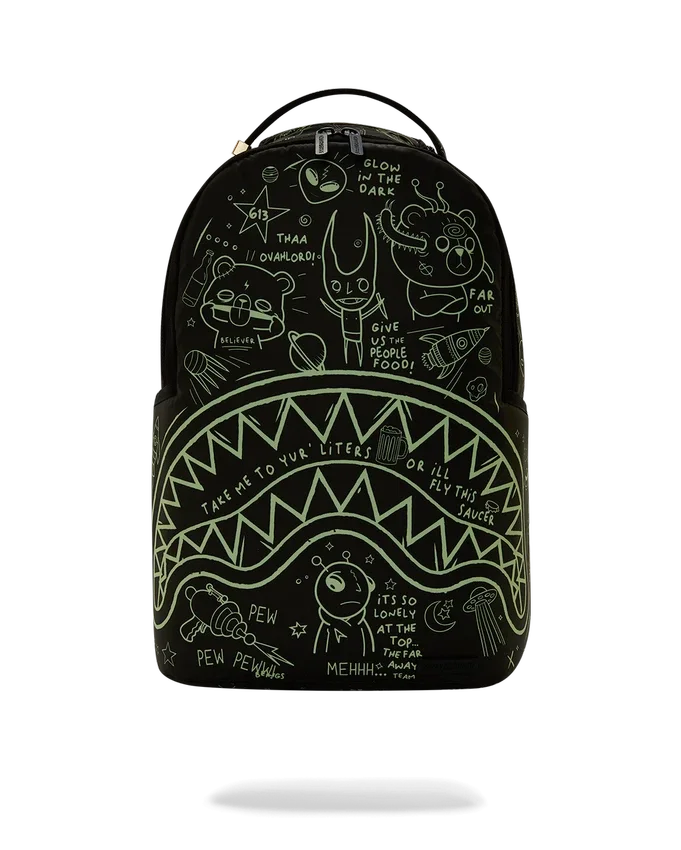 Mochila GLOW THE SPACE (EFECTO QUE BRILLA EN LA OSCURIDAD)