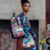 Mochila HALF GRAFF NIGHT (DLXV)