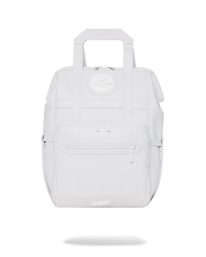 Mochila HEAVY METAL SHARK WHITE OUT BIZ CON APERTURA SUPERIOR