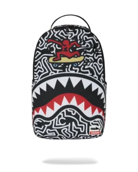 MOCHILA KEITH HARING SKATER SHARK DLXSR