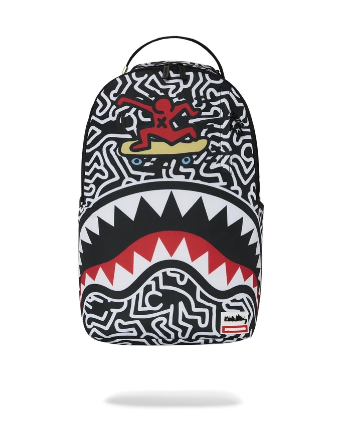 MOCHILA KEITH HARING SKATER SHARK DLXSR
