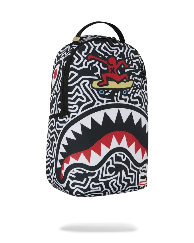 MOCHILA KEITH HARING SKATER SHARK DLXSR