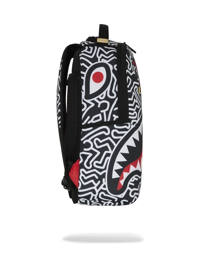 MOCHILA KEITH HARING SKATER SHARK DLXSR