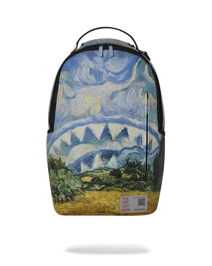 Mochila «MET VAN GOGH: CAMPO DE TRIGO CON CIPRESES»