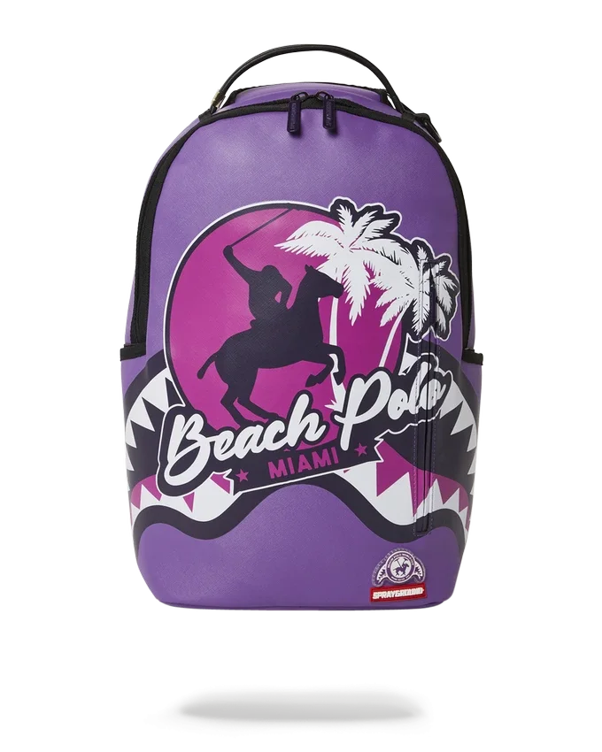Mochila MIAMI BEACH POLO COLLAB (DLXV-PURPLE)