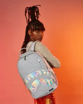 Mochila MIRASHAKU CON ACOLCHADO IRIDISCENTE