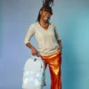 Mochila MIRASHAKU CON ACOLCHADO IRIDISCENTE