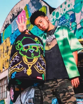 Mochila MONEY BEAR CITY LIGHTS