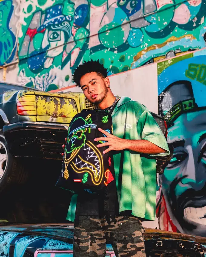Mochila MONEY BEAR CITY LIGHTS