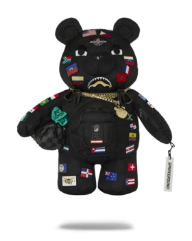 Mochila MONEYBEAR con banderas del mundo de JAMES FIRST CLASS